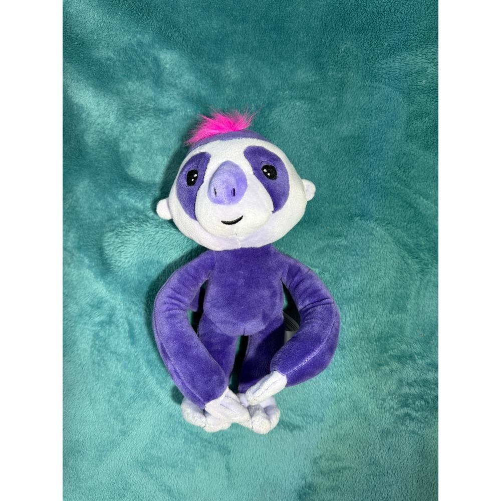 Fingerlings Kingsley the Sloth Purple Plush Stuffed Animal 10 inch 3755